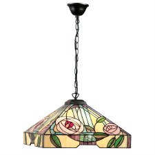 Interiors 1900 Willow Large Tiffany Ceiling Light Pendant Interiors 1900 Willow Large Tiffany Ceiling Light Pendant