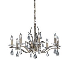 Willow Chandelier Light 8 Lights Bronze Willow Chandelier Light 8 Lights Bronze