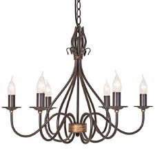 Elstead Windermere 6 Arm Chandelier Elstead Windermere 6 Arm Chandelier