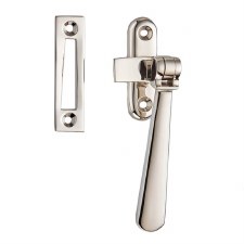 Modern Casement Fastener Mortice Plate Polished Nickel