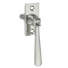 Locking Straight Espagnolette Handle Polished Nickel Locking Straight Espagnolette Handle Polished Nickel