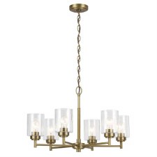 Kichler Winslow 5 Light Chandelier Natural Brass Kichler Winslow 5 Light Chandelier Natural Brass