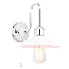 Fisherman Bathroom Wall Light Polished Chrome