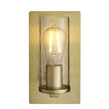 Moreton Wall Light Hammered Brass