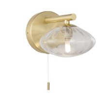 Parva Bathroom Wall Light Satin Brass