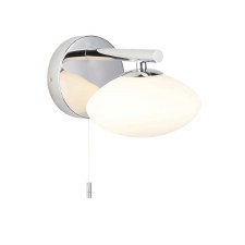 Parva Bathroom Wall Light Polished Chrome