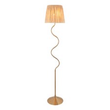 Wriggle Floor Lamp Aged Brass Wriggle Floor Lamp Aged Brass