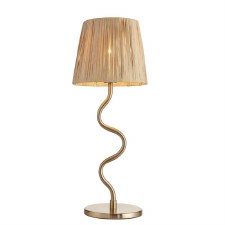 Wriggle Table Lamp Aged Brass Wriggle Table Lamp Aged Brass