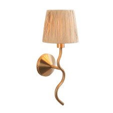 Wriggle Wall Light Aged Brass Wriggle Wall Light Aged Brass