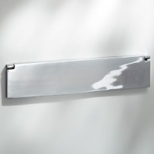 Internal Letter Box Flap Large Polished Chrome 356mm