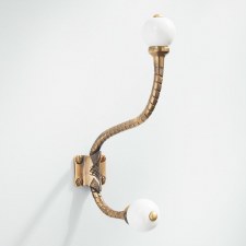 Addison Hat & Coat Hook Waxed Cast Iron - Broughtons Lighting & Ironmongery