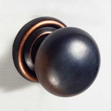 Plain Cupboard Door Knob 32mm Oil Rubbed Bronze