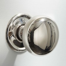 Plain Cupboard Door Knob 45mm Polished Nickel Plain Cupboard Door Knob 45mm Polished Nickel