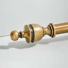 Finials For Stair Rods Antique Satin Brass