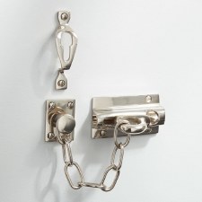 Heavy Door Security Chain Polished Nickel