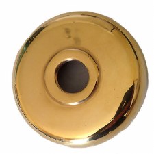 Round Dome Only Polished Brass