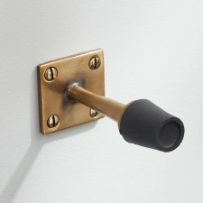 Skirting Door Stop  Renovated Brass