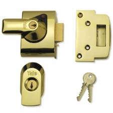 Yale British Standard Rim Lock BS2 Brass