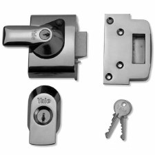 Yale British Standard Rim Lock BS2 Chrome