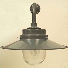 York Outdoor Wall Light Shingle Grey