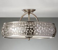 Feiss Zara Semi Flush Ceiling Light Feiss Zara Semi Flush Ceiling Light