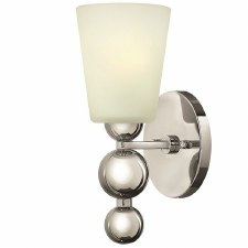 Hinkley Zelda Single Wall Light Polished Nickel