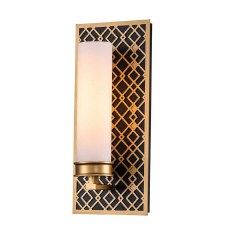 Elstead Ziggy Bathroom Wall Light Lacquered Gold