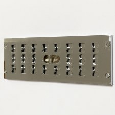 Additional picture of Cast Hit & Miss Air Vent Polished Chrome