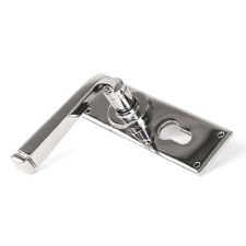 Additional picture of From The Anvil Avon Lock Handles Euro Profile Polished 316 Stainless Steel