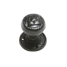 Additional picture of Kirkpatrick Rim Door 1206R Knobs Antique Black