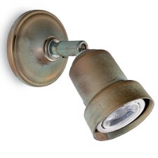 Additional picture of Silene Compact Single Spot Light Aged Copper