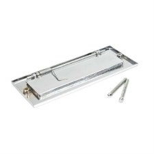 Additional picture of From The Anvil Small Letter Plate Polished Chrome