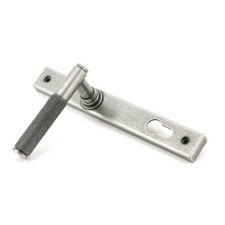 Additional picture of From The Anvil Door Handle Brompton Espag Slimline Lock Set Pewter