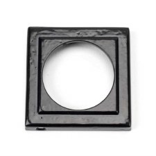 Additional picture of From The Anvil Round Escutcheon Square Black