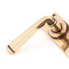 Additional picture of From The Anvil Avon Bathroom Door Handles Polished Bronze