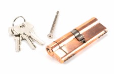 Additional picture of From The Anvil Euro Lock Cylinder 45/45 Polished Bronze Key Alike