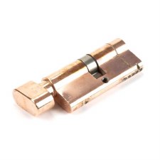 Additional picture of From The Anvil Euro Cylinder Thumbturn 35/35 Polished Bronze KD