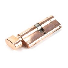 Additional picture of From The Anvil Euro Cylinder Thumbturn 40/40 Polished Bronze KA