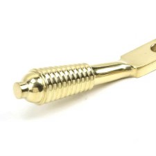 Additional picture of From The Anvil Reeded Window Stay 10" Polished Brass