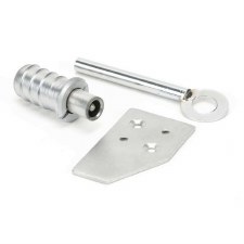 Additional picture of From The Anvil Key Flush Sash Stops Satin Chrome
