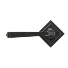 Additional picture of From The Anvil Avon Door Handles Square Rose External Beeswax Unsprung