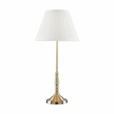 Additional picture of Laura Ashley Elliot Table Lamp Antique Brass with Shade