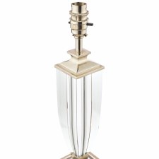 Additional picture of Laura Ashley Carson Table Lamp Base Medium Polished Nickel