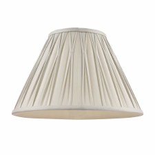 Additional picture of Laura Ashley Fenn Silk Shade 10" Silver