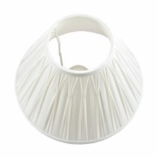 Additional picture of Laura Ashley Fenn Silk Shade 10" White
