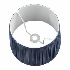 Additional picture of Laura Ashley Hemsley Pleat Shade 10" Midnight Blue