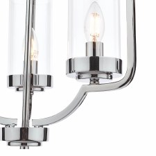 Additional picture of Laura Ashley Joseph 3 Light Chandelier Polished Chrome
