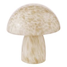 Additional picture of Addie Mushroom Table Lamp White Confetti Glass