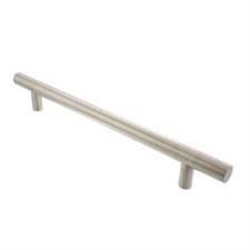 Additional picture of T-Bar Door Pull Handle 600mm Satin Stainless Steel