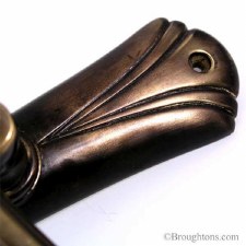 Additional picture of Brassart Liberty 748 Lock Door Handles Hand Aged Brass